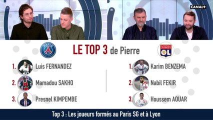 3-5-2 / Les Top 3 des joueurs formés au Paris-SG et à l'OL