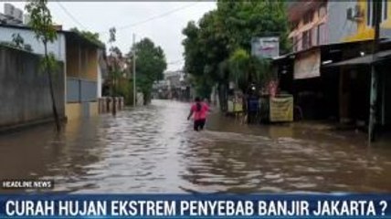 Anies: Banjir di Jakarta Akibat Curah Hujan Ekstrem