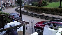 Storm Ciara floods Colwyn Bay in North Wales