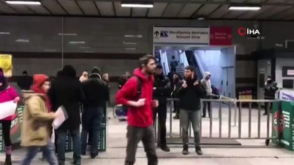 İBB’nin ulaşım zammı protesto edildi