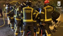 Fallece una mujer de 38 años en Madrid al precipitarse su vehículo desde una altura de 8 metros