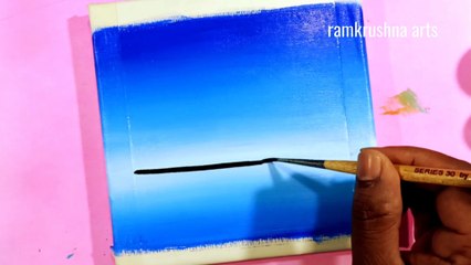 Surreal fantasy abstract painting