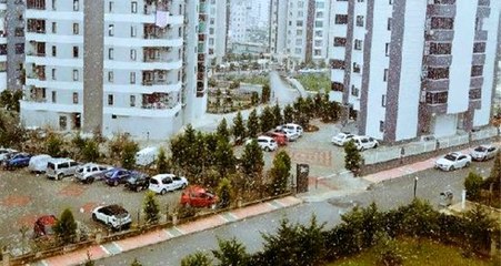 Mersin'e 5 yıl sonra kar yağdı