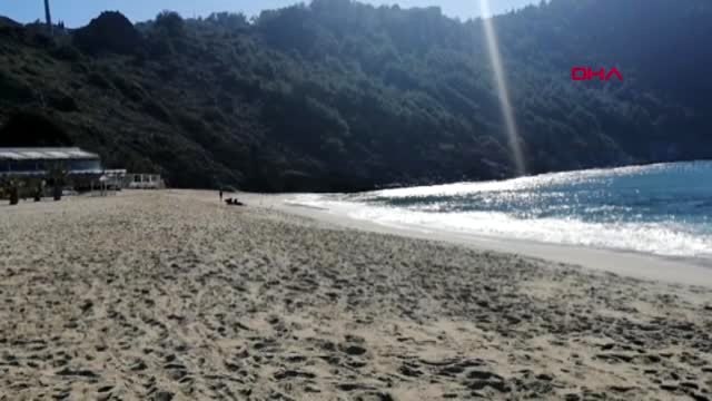 Antalya alanya'da sahilde güneş, yaylada kar