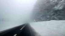 Bolu Dağı'nda yoğun kar yağışı devam ediyor - BOLU