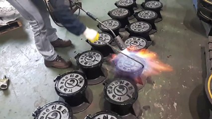 Manhole Cover Colors . Work in Korea