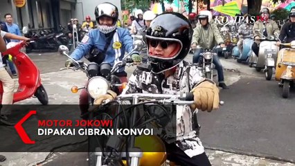 Motor Jokowi Dipakai Gibran Konvoi, Sebelum Ikuti Fit and Proper Test