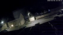 CCTV Captures Meteor Falling in the Night Sky