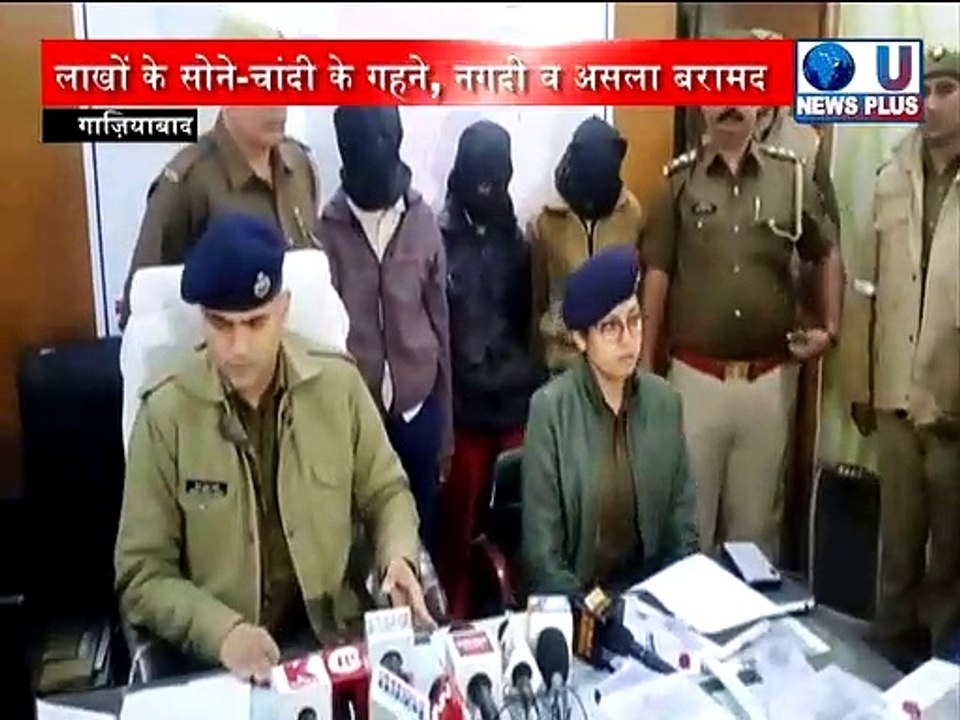 गाजियाबाद SSP कलानिधि नैथानी का बदमाशों के खिलाफ अभियान