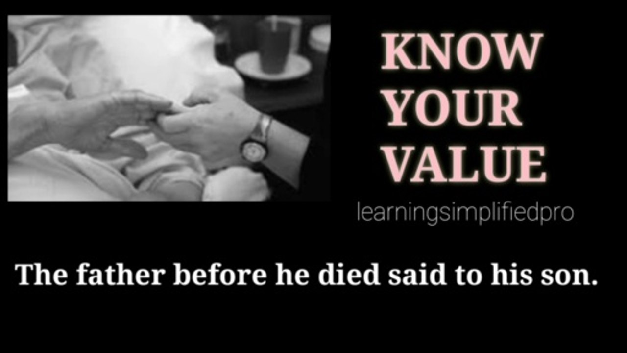 Know your value : A true inspirational story