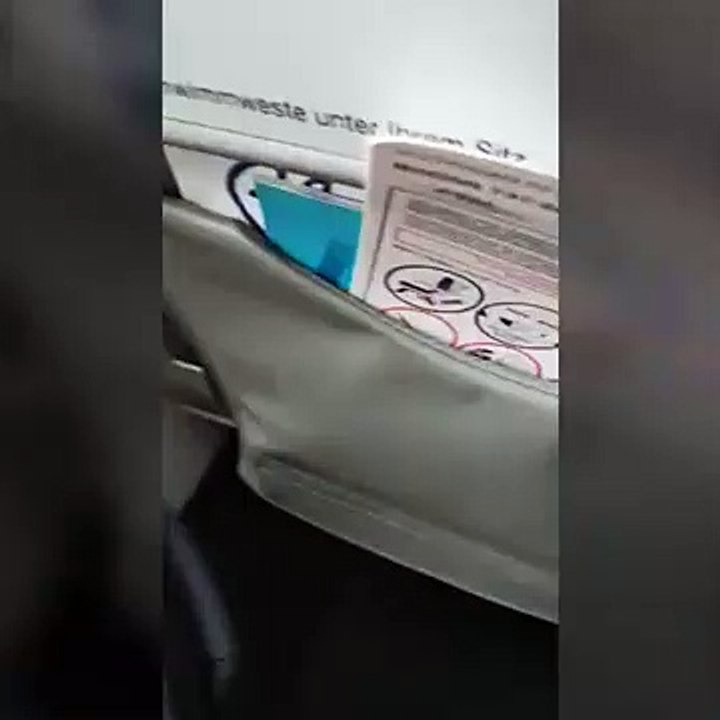 Yolcu uçağında dehşet anlar ! Saniye saniye telefona kaydetti