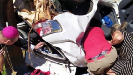 Vítima de grave acidente na BR-277 é trazida de helicóptero a Cascavel