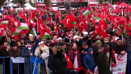 Yeniden Refah Partisi Genel Başkanı Fatih Erbakan: “Bugün burada Mescid-i Aksa’nın, Kudüs’ün, Filistin’in sahipsiz olmadığını haykırmak için toplandık”