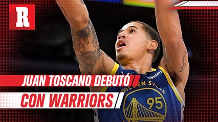 Juan Toscano debutó con Golden State Warriors