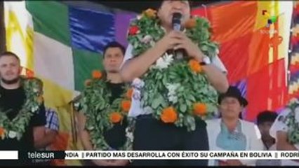 Evo Morales denuncia intentos del gobierno de facto contra candidatura