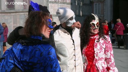 Venice Carnival starts amid 'coronavirus and high tide fears'