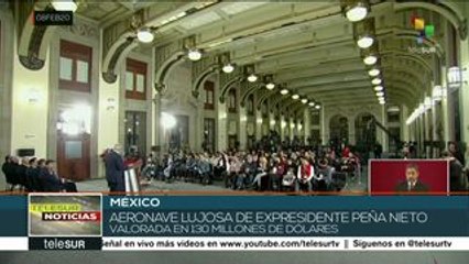 El lujoso avión presidencial de México será sorteado