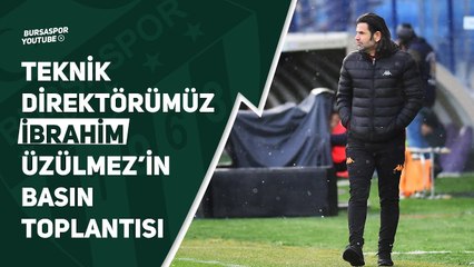 Teknik Direktörümüz İbrahim Üzülmez'in Osmanlıspor Maçı Sonrası Düzenlediği Basın Toplantısı