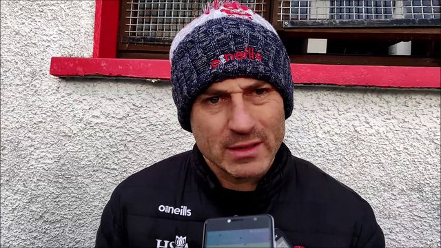 Derry manager Rory Gallagher gives his post match verdict after Tipperary victory