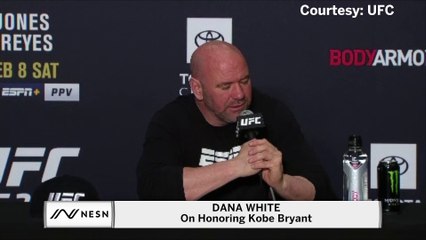 Dana White on honoring Kobe Bryant
