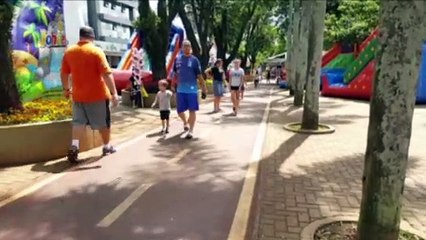 Domingão-Calçadão-Fechadão é opção de lazer neste domingo