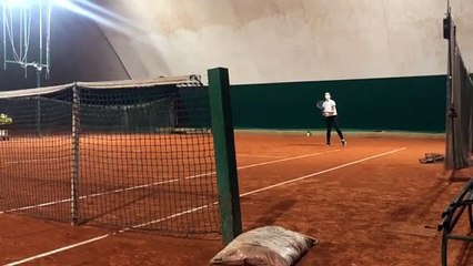 Teodora Vlajić - Iris Kresovic, meč lopta, OTK Beograd, 9.2.2020.