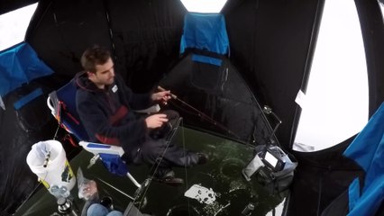 Il pensait pêcher tranquillement sur la banquise mais a oublié la tempête