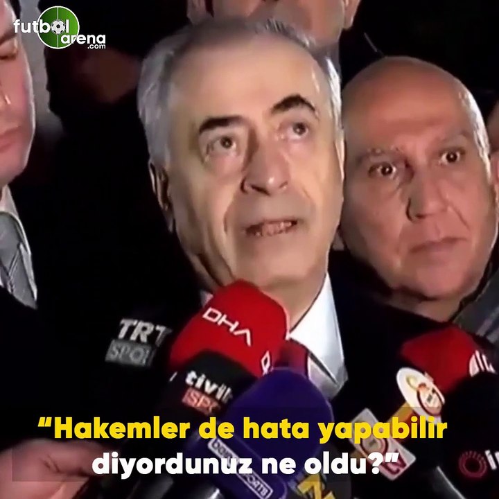 Mustafa Cengiz: "Hakemler de hata yapabilir diyordunuz?"