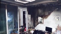 부산 아파트에서 불...3명 병원 이송 / YTN