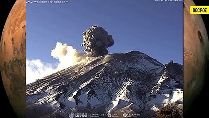 EXPLOSIÓN DEL POPOCATÉPETL | hoy 9 de febrero 2020