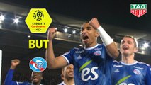 But Alexander DJIKU (50ème) / RC Strasbourg Alsace - Stade de Reims - (3-0) - (RCSA-REIMS) / 2019-20