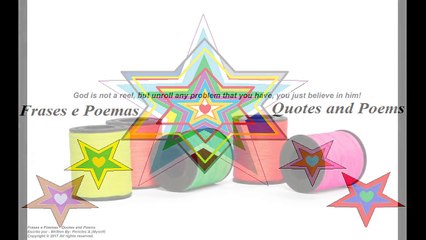 God is not a reel, but unroll any problem! [Quotes and Poems]