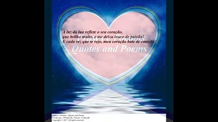 A luz da lua reflete o seu coração, que brilha muito! [Frases e Poemas]