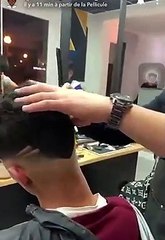 Le fils de Samuel Eto'o expose sa nouvelle , *coupe de cheveux extravagante