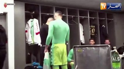 لاعبو موناكو يرددون "وان تو ثري فيفا لالجيري" إحتفالا بهدف سليماني