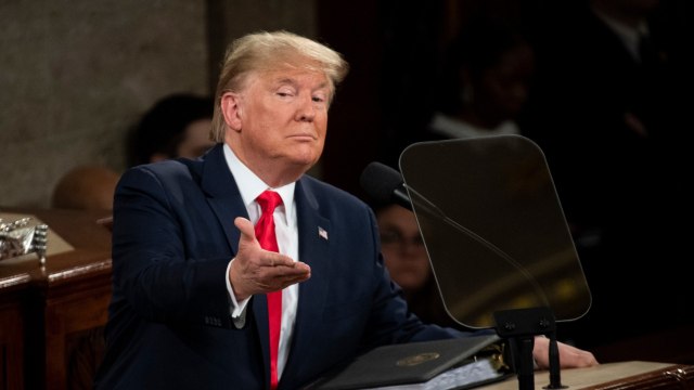 Trump Tweets Modified Video Of Pelosi Ripping Up His Speech