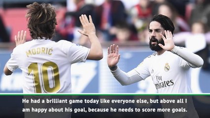 I want more goals now from Isco - Zidane after Osasuna win