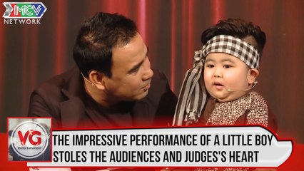 The impressive performance of the little boy stoles the audiences and the judges's heart