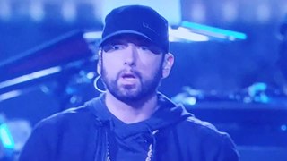 Eminem performs Lose Yourself at the 2020 Oscars
