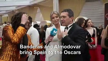 Oscars: 'Something is changing' says Banderas on diversity in Hollywood