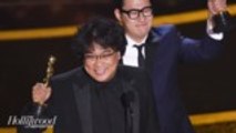 Bong Joon Ho's 'Parasite' Makes History as First South Korean Film to Win an Oscar | THR News