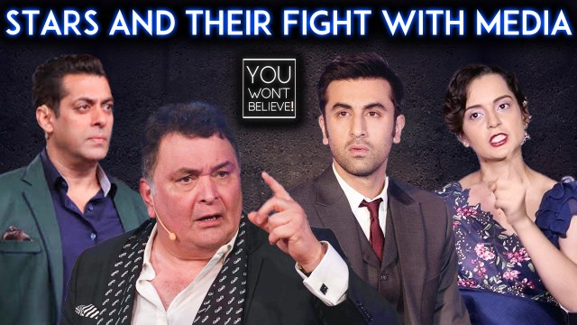 Salman Khan, Alia Bhatt, Kangana Ranaut | Stars & Their UGLY Fights With Media | You Won't Believe