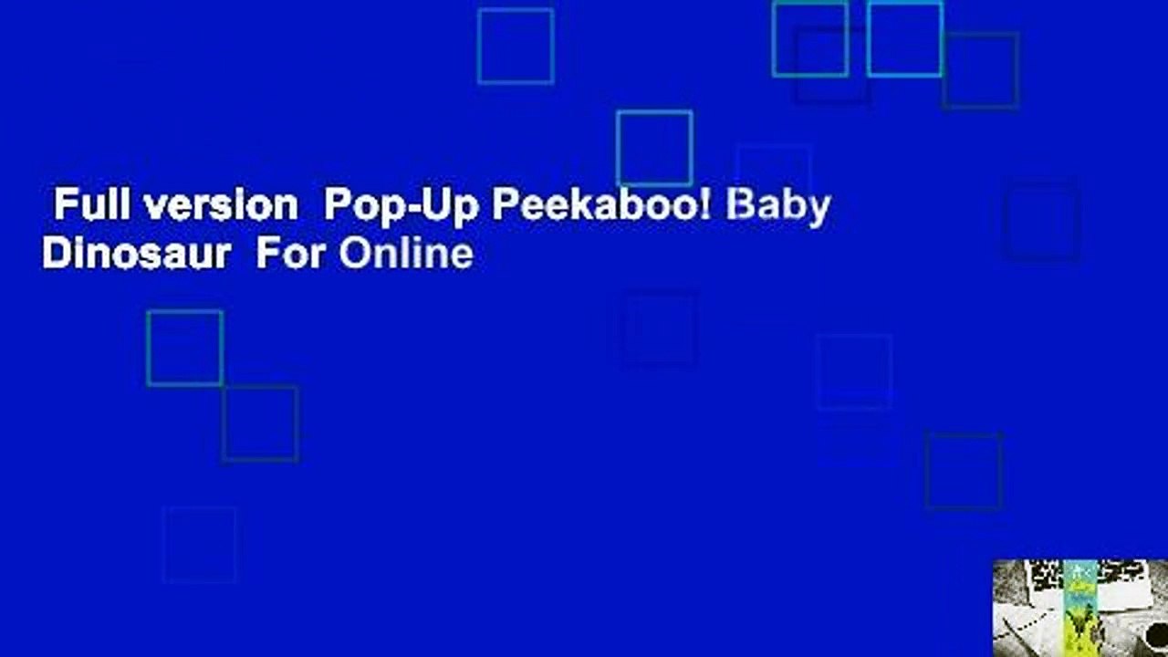 pop up peekaboo baby dinosaur