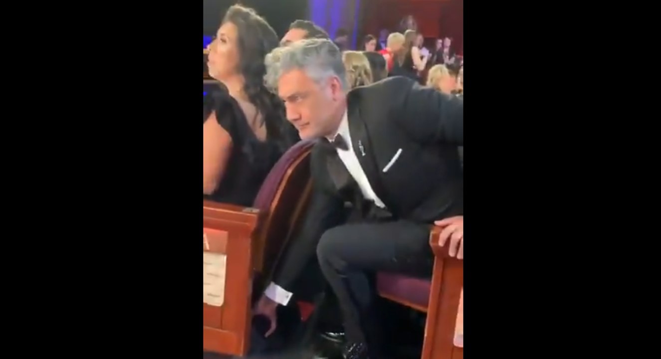 What does Taika Waititi do after he wins at the Oscars....
