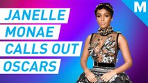 Janelle Monae shouted out 'Oscars So White' in her opening musical number