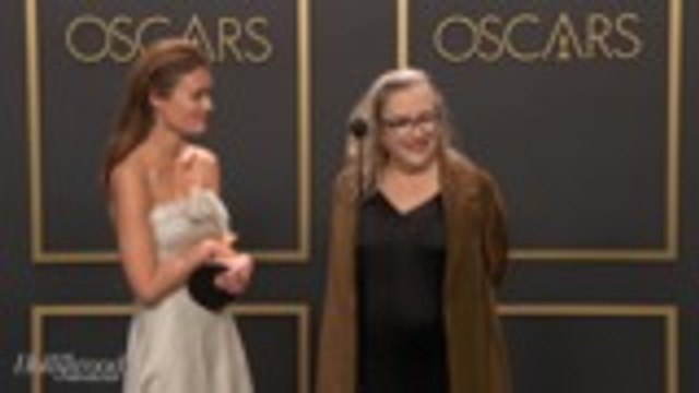 Carol Dysinger and Elena Andreicheva Discuss Best Documentary Short Win For 'Learning to Skateboard in a Warzone (If You're a Girl)' Backstage at Oscars 2020