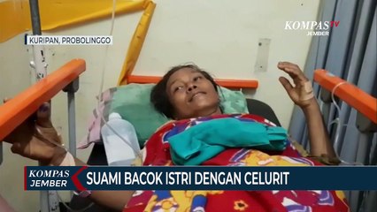 Suami Bacok Istri Dengan Celurit