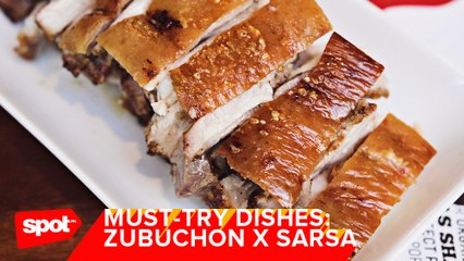 What to Order at Zubuchon x Sarsa's Limited-Time Collab
