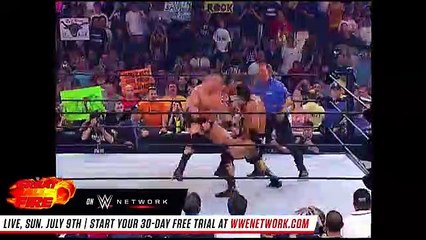 WWE  Brock Lesnar vs The Rock Summer Slam FULL MATCH HD