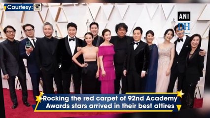 'Men in Black' arrive in style on 92nd Academy Awards red carpet